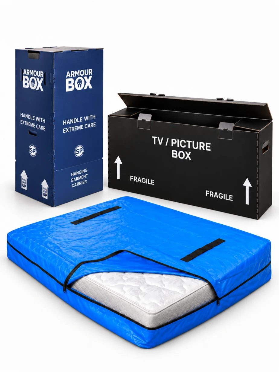 Specialist packing materials for TVs, pictures and mattresses